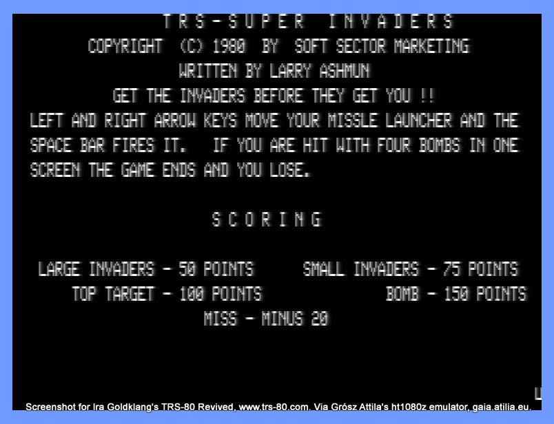 Screen shot